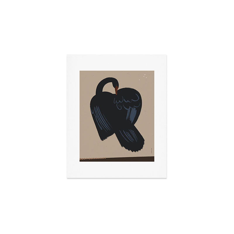  black swan Art Print Gallery Image 1