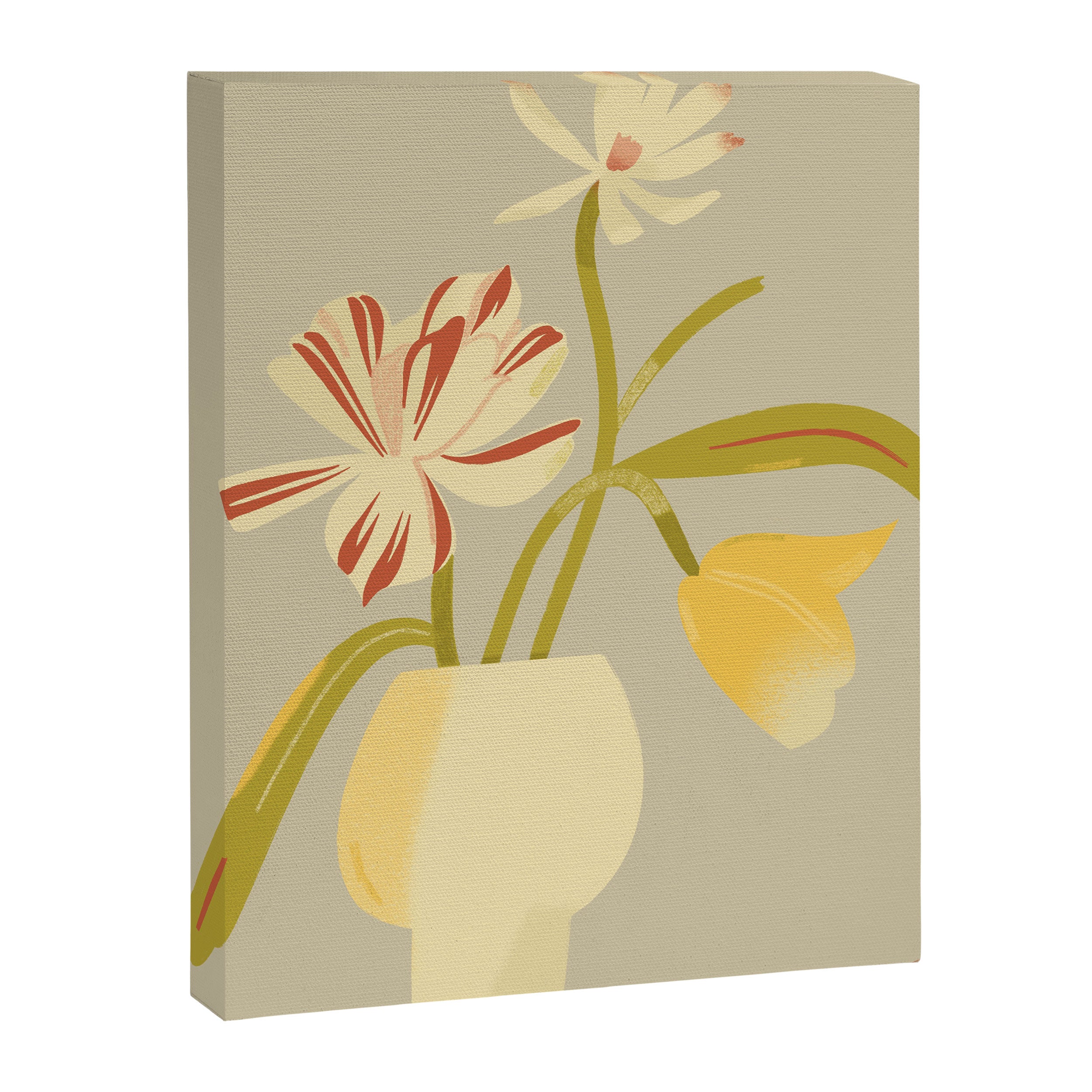 Bouquet of decorative flowers Canvas Print Gallery Image 6