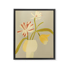Bouquet of decorative flowers Framed Canvas Print Gallery Image 6