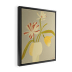 Bouquet of decorative flowers Framed Canvas Print Gallery Image 2