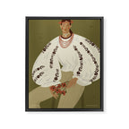 ethnic girl Framed Canvas Print Gallery Image 6