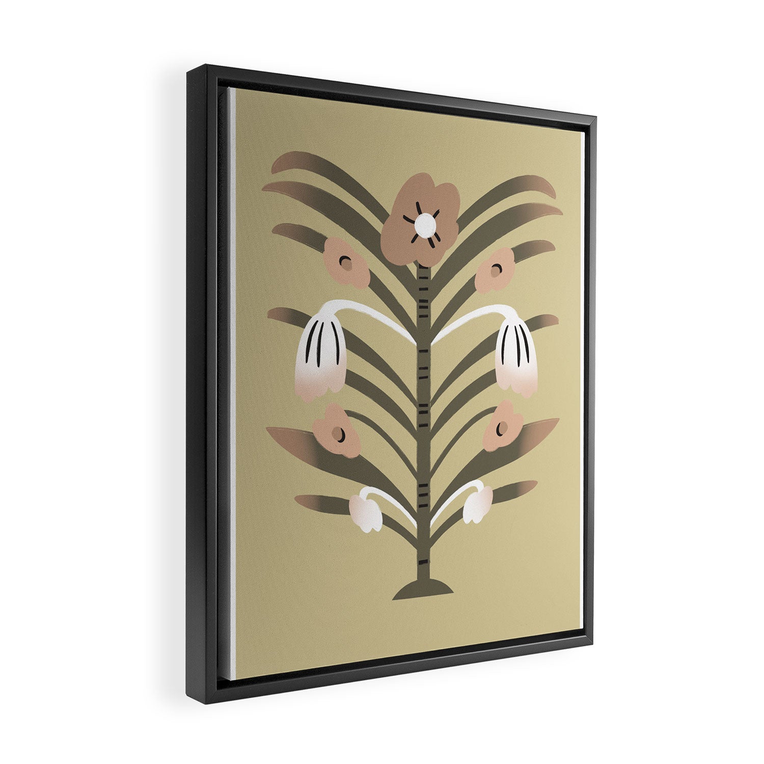 flowerpot Framed Canvas Print Gallery Image 2