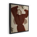  fragile woman dancing Christmas Framed Canvas Print Gallery Image 2