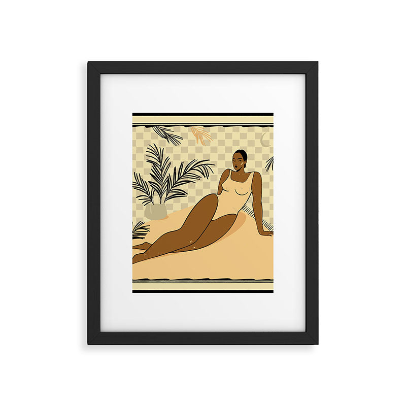  girl on the beach Framed Art Print Gallery Image 6