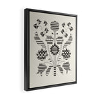 graphic floral ornament tree-flower Framed Canvas Print Gallery Image 2
