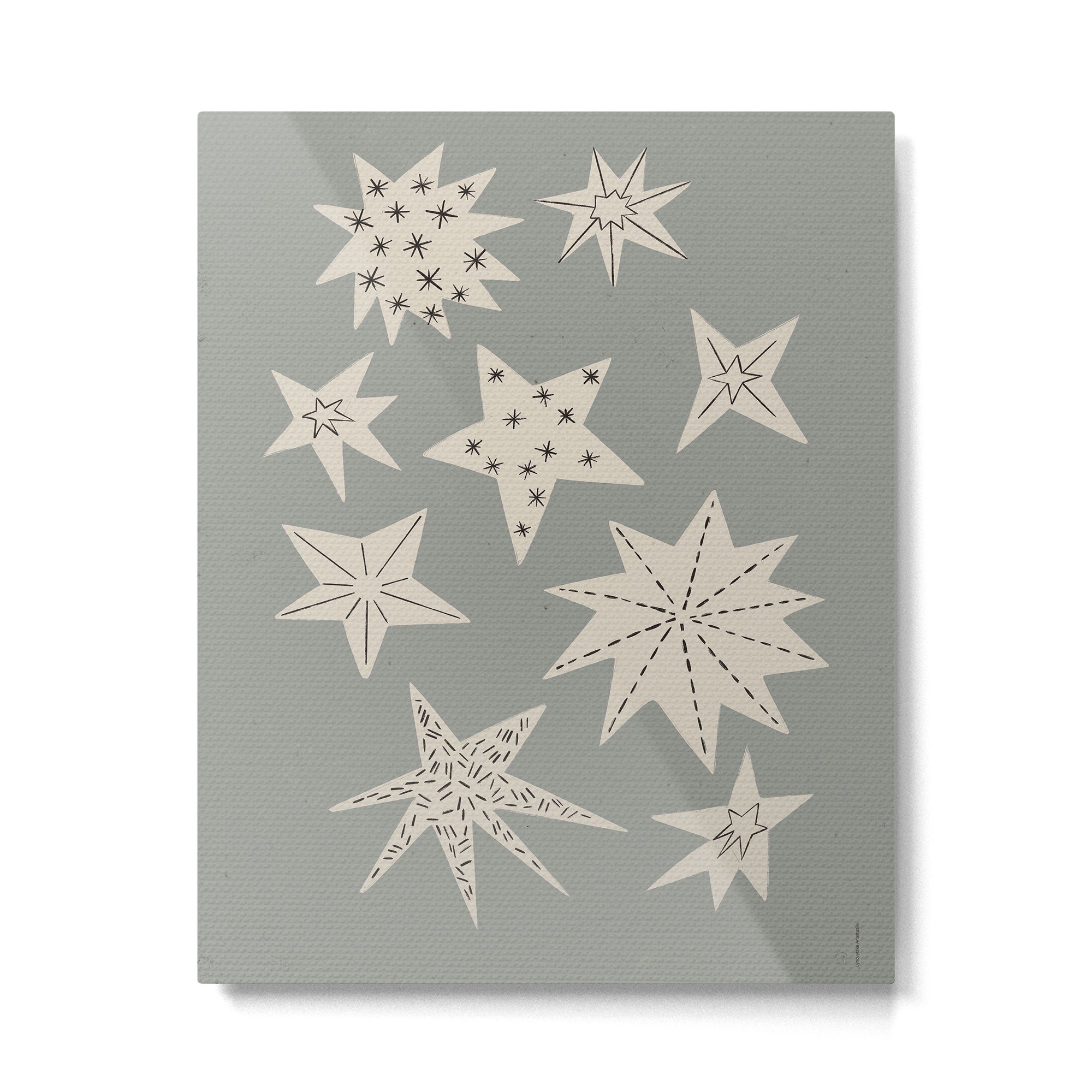 heavenly Christmas stars Metal Print Gallery Image 4