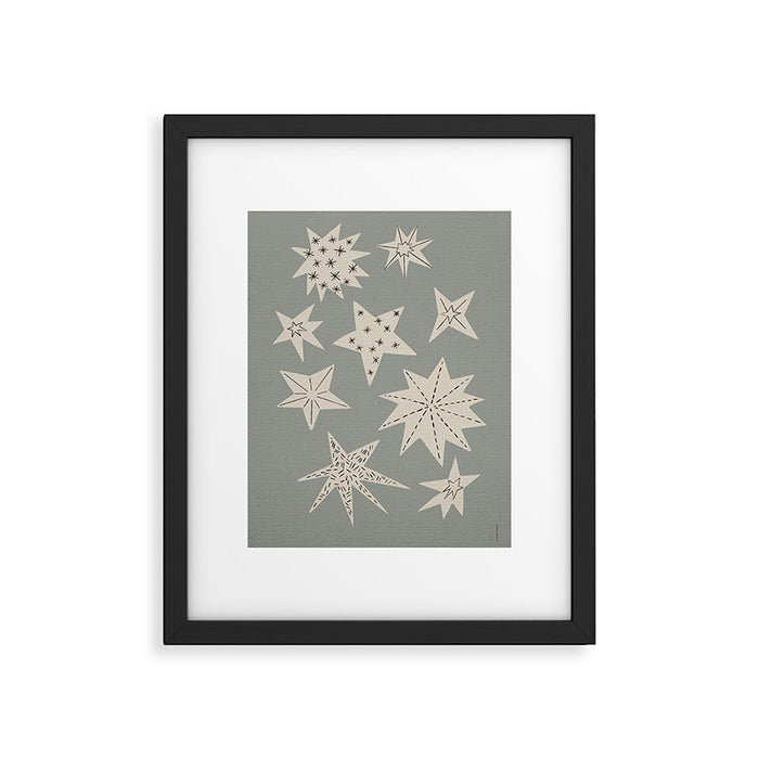 heavenly Christmas stars Framed Art Print Gallery Image 1