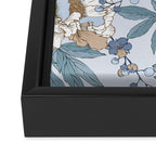  lush blue peonies  Framed Canvas Print Gallery Image 3