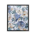  lush blue peonies  Framed Canvas Print Gallery Image 8