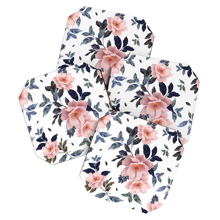 lush rosehip flowers Coaster Gallery Image 1