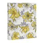 Luxurious pattern with yellow flowers Canvas Print Gallery Image 8