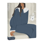 portrait of a girl with plums Canvas Print Gallery Image 6