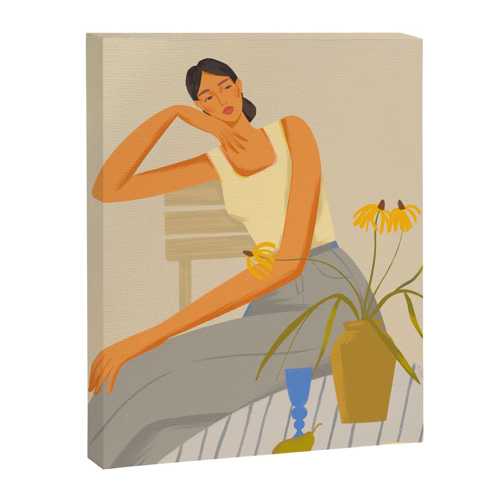  portrait of a lady Canvas Print Gallery Image 6