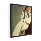 portrait of a woman in a flying costume with fantastic beasts Framed Canvas Print Gallery Image 2