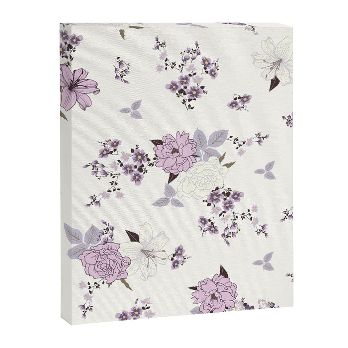romantic pattern in the rococo style Canvas Print Gallery Image 1
