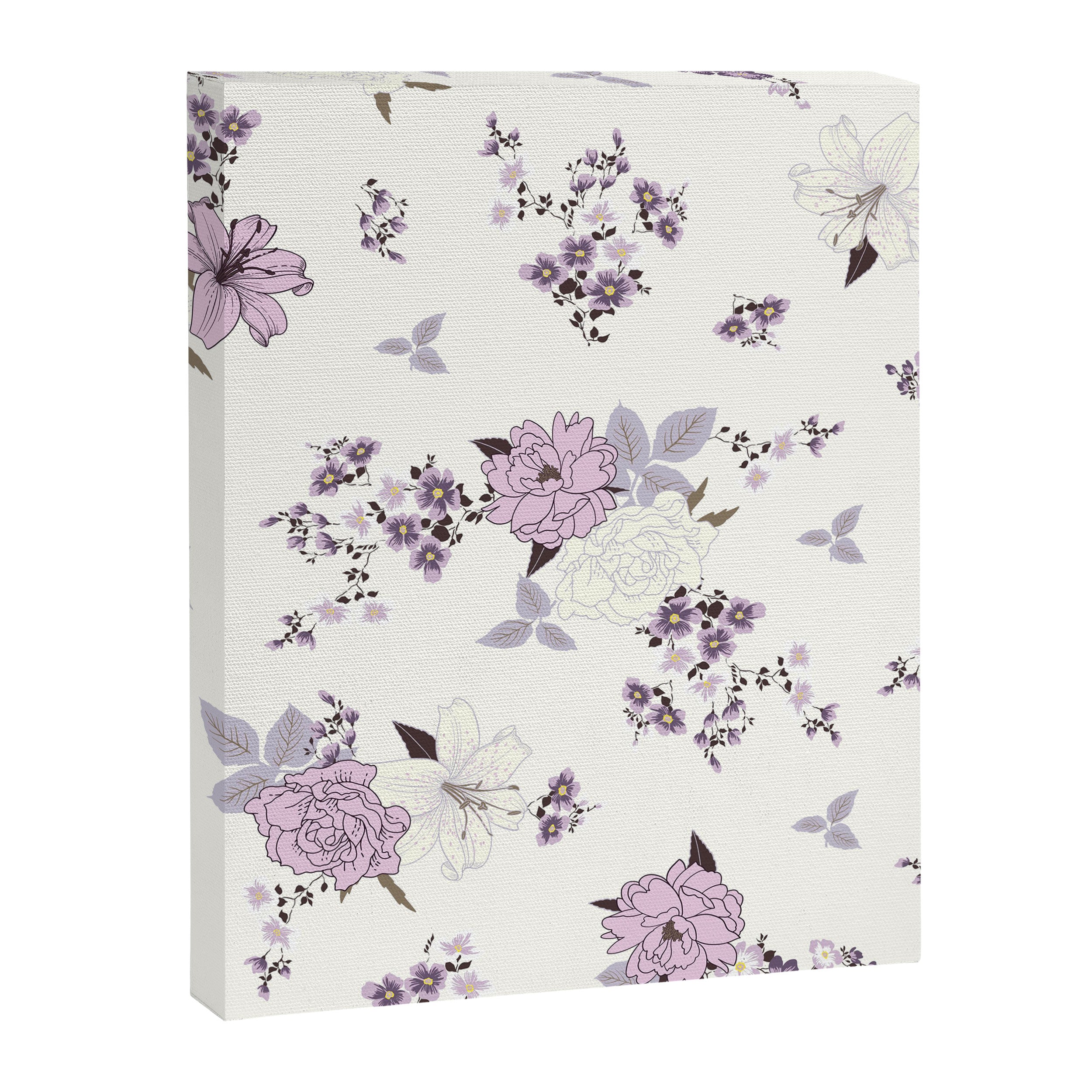 romantic pattern in the rococo style Canvas Print Gallery Image 8