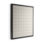 seamless dot pattern minimalistic Framed Canvas Print Gallery Image 2