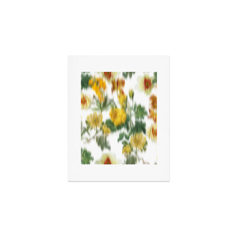 seamless pattern abstract texture background flowers Art Print Gallery Image 1
