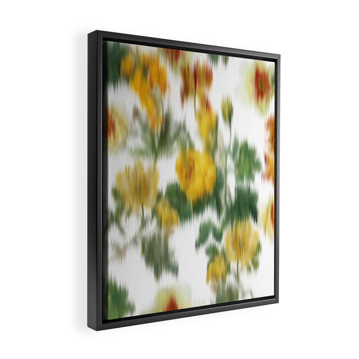 seamless pattern abstract texture background flowers Framed Canvas Print Gallery Image 2