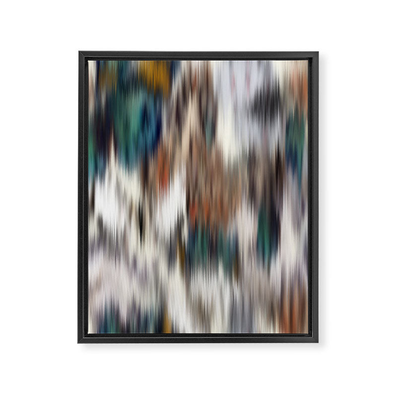 seamless pattern abstract texture background flowers Framed Canvas Print Gallery Image 8