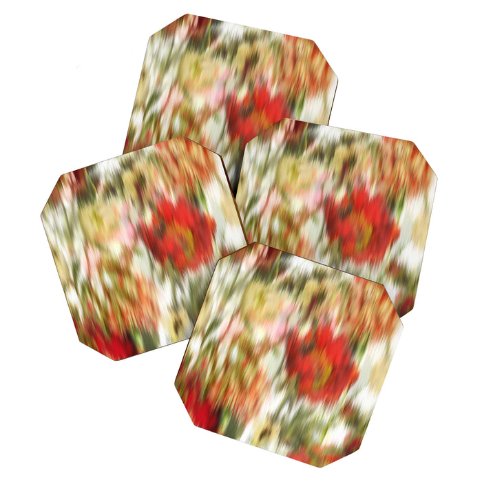 seamless pattern abstract texture background flowers Coaster Gallery Image 1