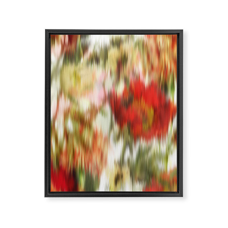 seamless pattern abstract texture background flowers Framed Canvas Print Gallery Image 8