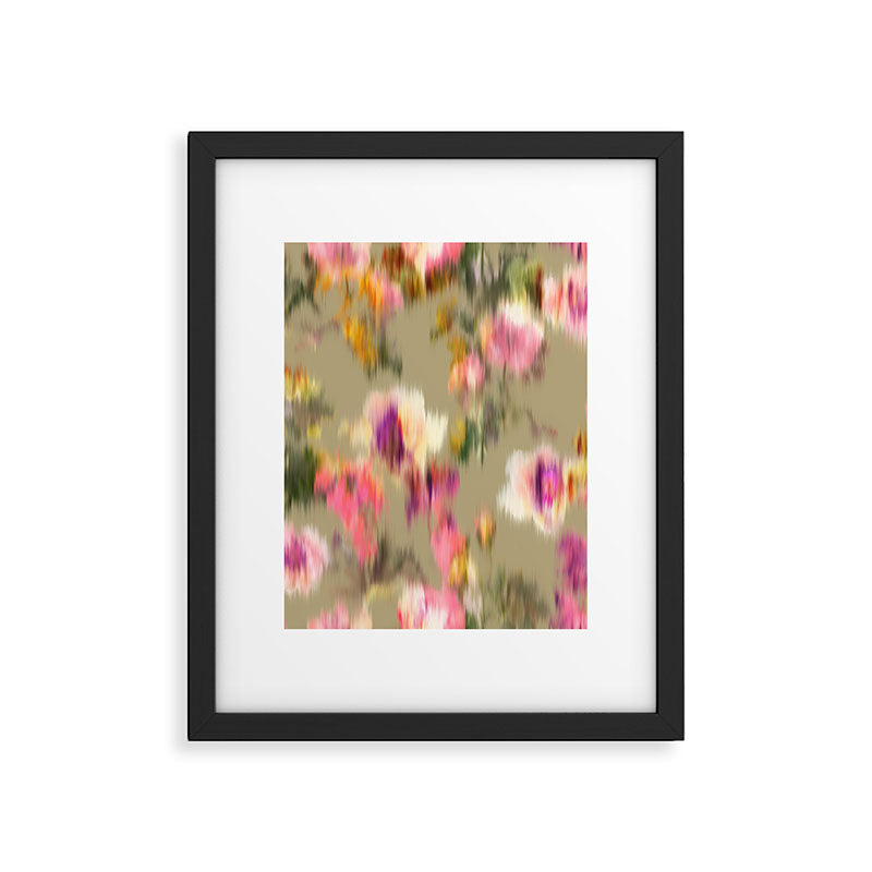 seamless pattern abstract texture background flowers Framed Art Print Gallery Image 6