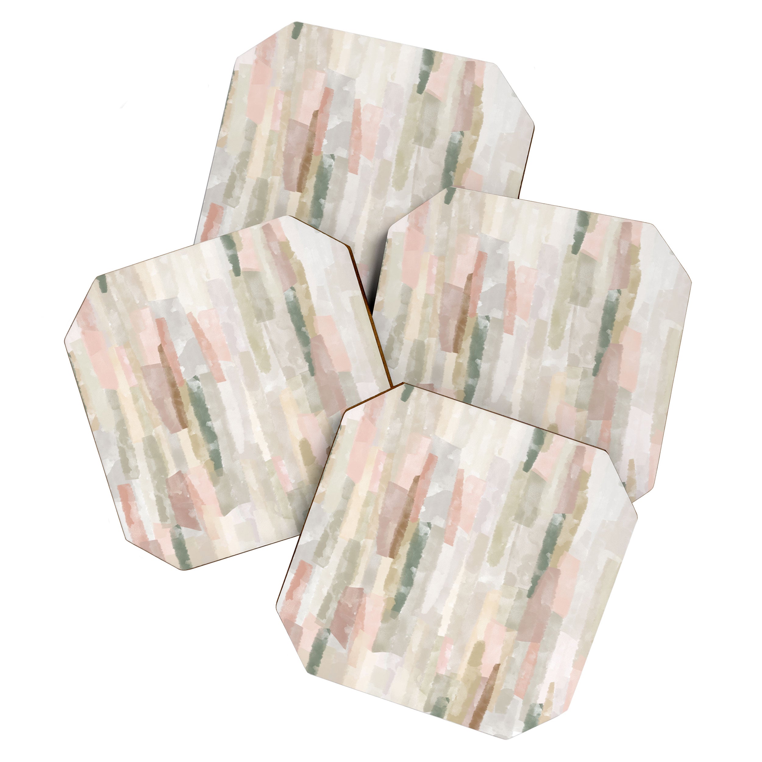  seamless pattern abstract texture background gentle Coaster Gallery Image 1