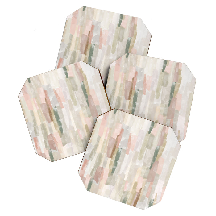  seamless pattern abstract texture background gentle Coaster Gallery Image 1