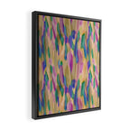  seamless pattern abstract texture background spots Framed Canvas Print Gallery Image 2