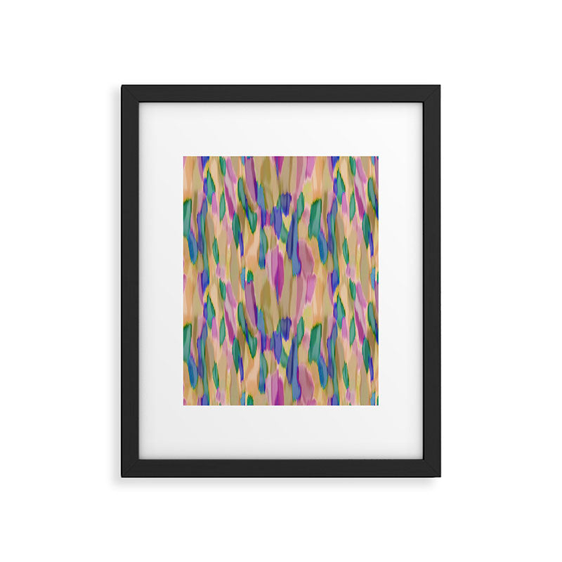  seamless pattern abstract texture background spots Framed Art Print Gallery Image 6