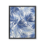 seamless pattern of abstract palm leaves Framed Canvas Print Gallery Image 8