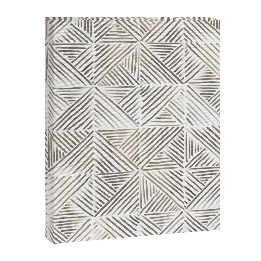 seamless pattern with graphic geometric stripes Canvas Print Gallery Image 8