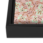 seamless pattern with small flowers Framed Canvas Print Gallery Image 3