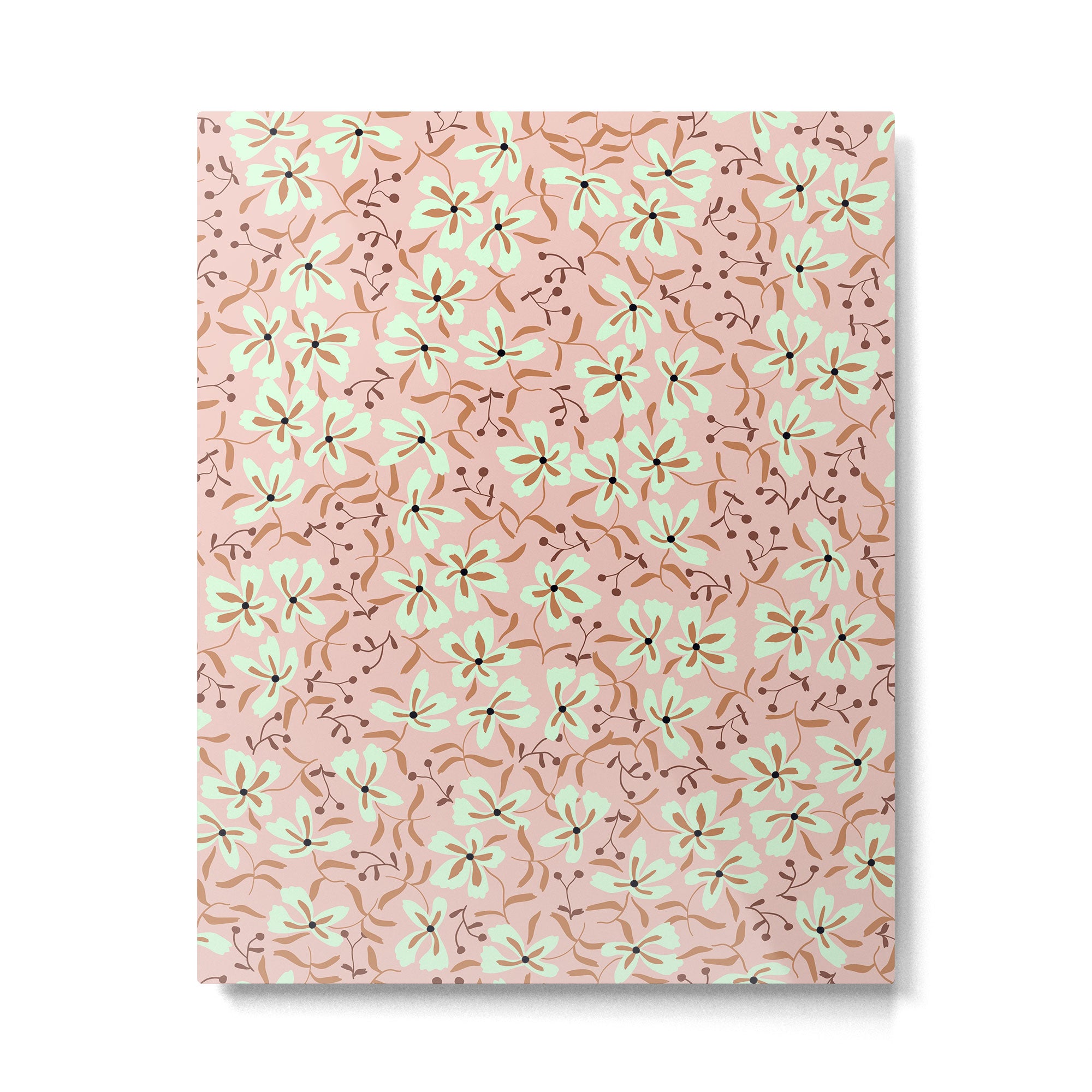 seamless pattern with small flowers Metal Print Gallery Image 6
