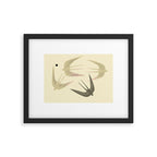  swallows Framed Art Print Gallery Image 5