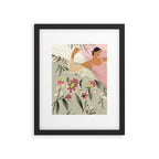 the girl is sleeping  Framed Art Print Gallery Image 5