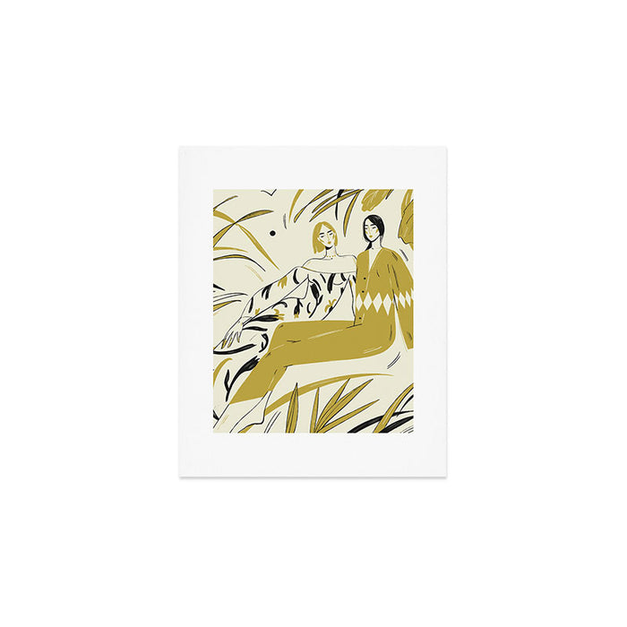 two girl  Art Print Gallery Image 1