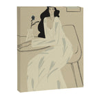 two girls with a flower Canvas Print Gallery Image 6