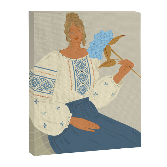 Ukrainian girl Canvas Print Gallery Image 1