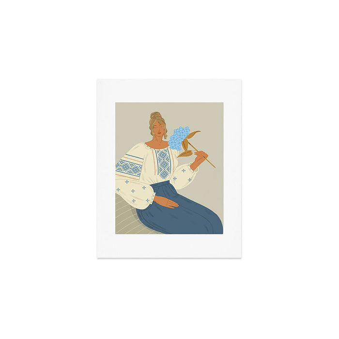 Ukrainian girl Art Print Gallery Image 1