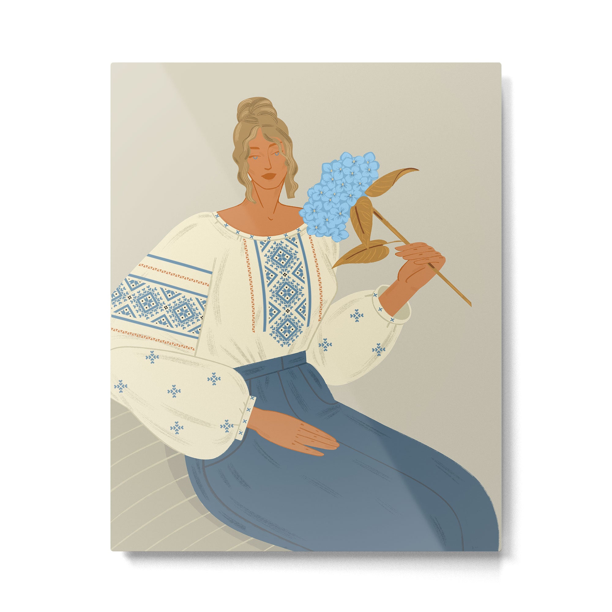 Ukrainian girl Metal Print Gallery Image 4