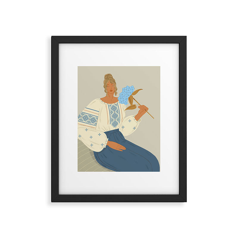 Ukrainian girl Framed Art Print Gallery Image 5