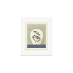 white ceramic jug with floral ornament  Art Print Gallery Image 1