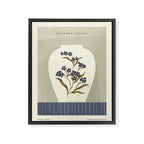 white ceramic jug with floral ornament  Framed Canvas Print Gallery Image 6