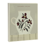 white Vase with floral ornamen Canvas Print Gallery Image 6
