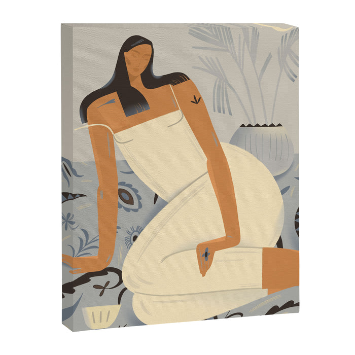 woman. eastern night Canvas Print Gallery Image 1
