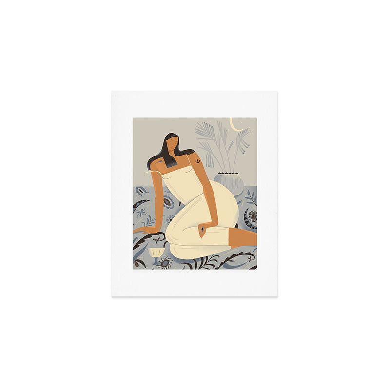 woman. eastern night Art Print Gallery Image 1