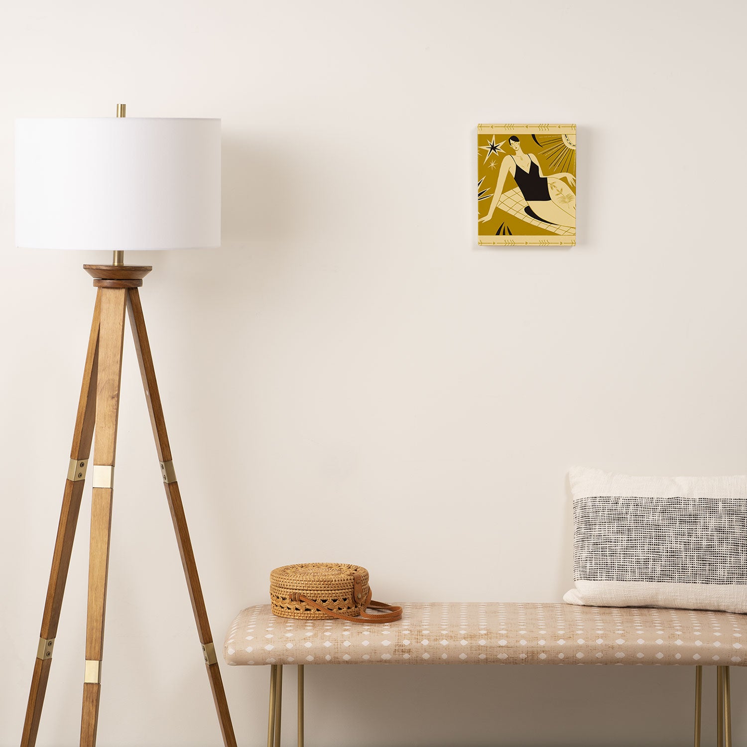 woman in swimsuit Canvas Print Gallery Image 2