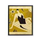 woman in swimsuit Framed Canvas Print Gallery Image 8